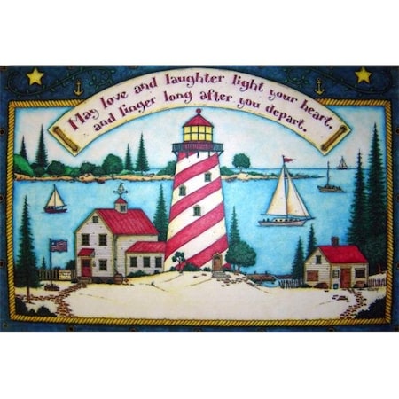 Custom Printed Rugs Custom Printed Rugs CPR029 Light House Doormat Rug - 18 x 30 in. CPR029